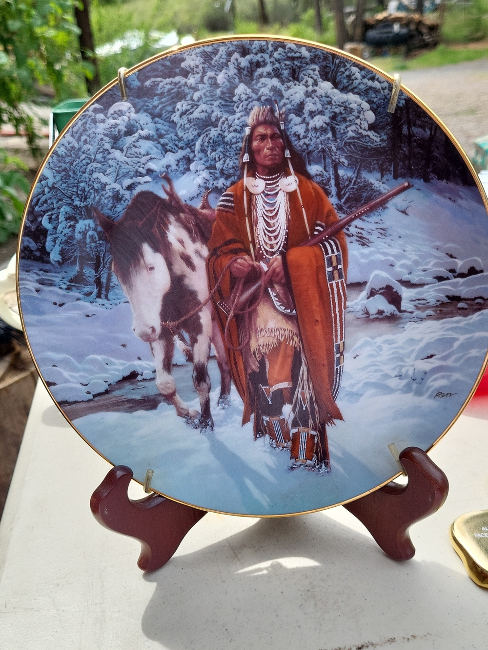 LAST WARRIORS PLATE COLLECTION WINTER 1841 EXCELLENT CONDITION